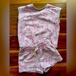 Toddler short/tee set